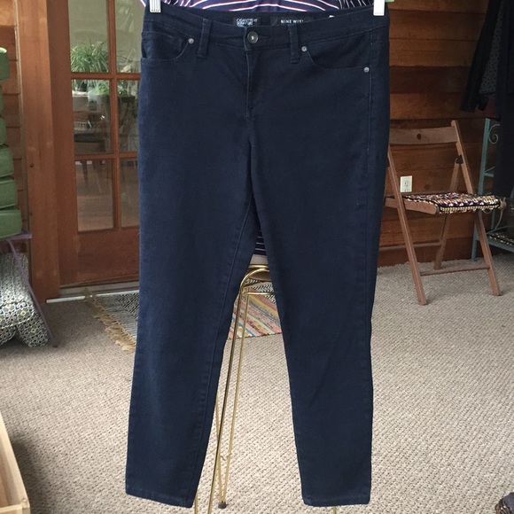 nine west cigarette mid rise skinny